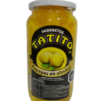 Conserva Tatito Papayas en Almíbar
