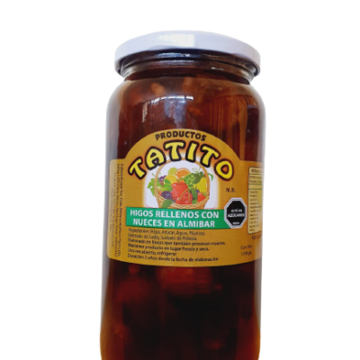 Conserva Higos Rellenos con Nueces en Almíbar Tatito